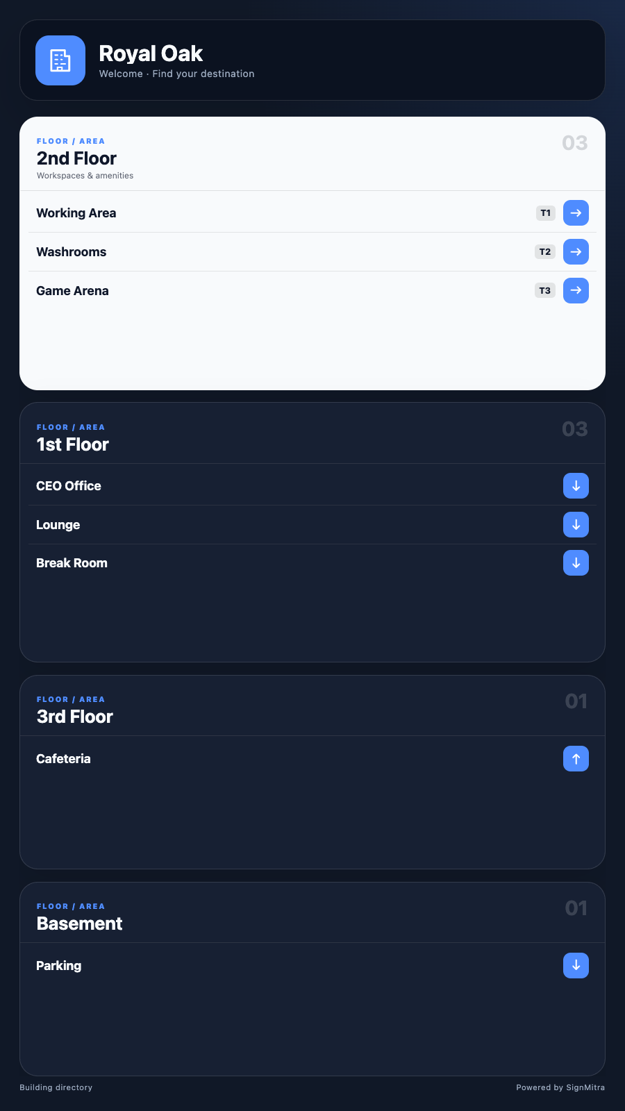See Building Directory in action