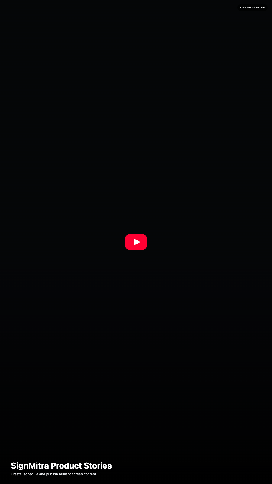 YouTube App on a real SignMitra screen