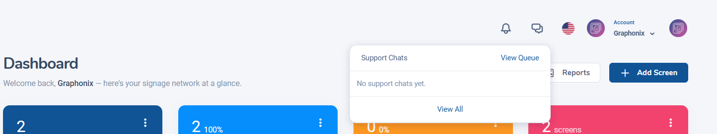 Click chat icon