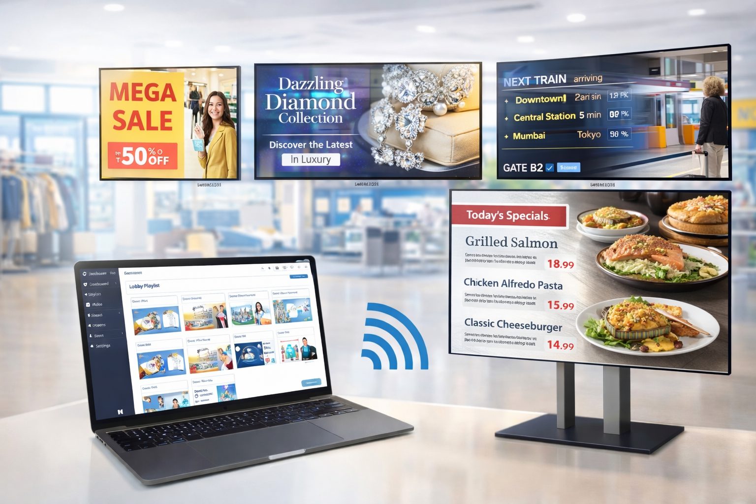 Centralized Digital Signage Dashboard for Complete Control